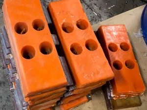 Покрытие полиуретаном траков